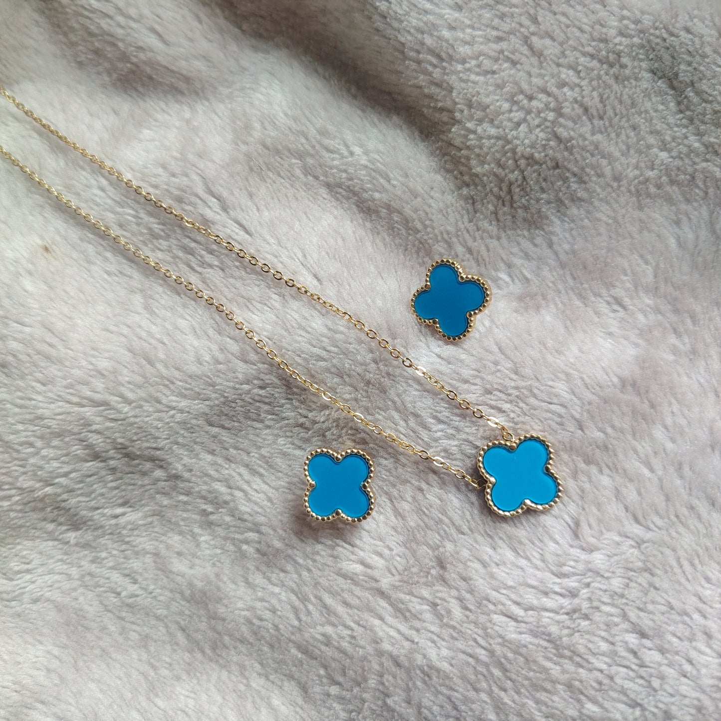 Flower Design Women Fashion Necklace Set S4790330